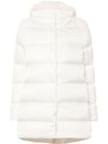 Long quilted puffer jacket