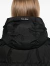 Short windproof quilted puffer jacket