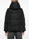 Short windproof quilted puffer jacket