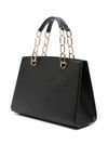 Cynthia small tote bag in black leather