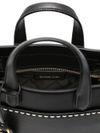 Gigi small tote bag in black leather