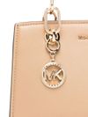 Borsa tote Cynthia piccola in pelle beige