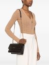 Claire shoulder bag in brown leather