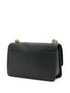 Claire large shoulder bag in black leather