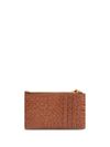 michael kors - Crocodile-effect leather cardholder - 1