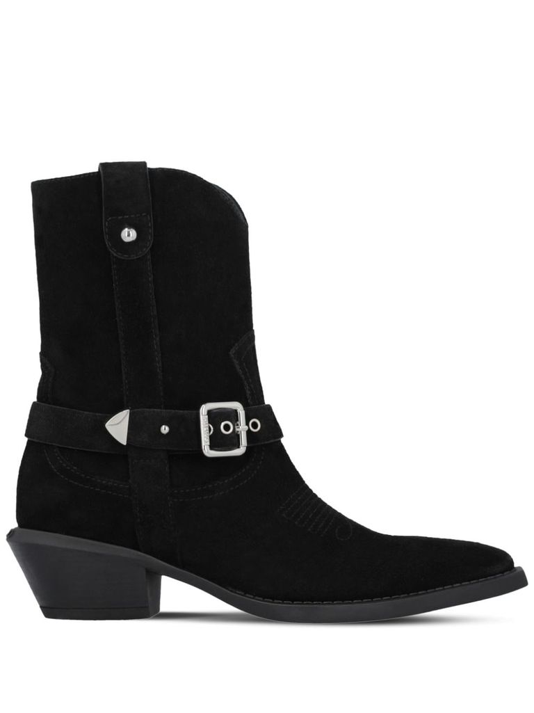 Shop Pinko Tex Boots In Black