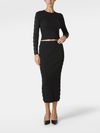 michael kors - Ribbed knit top with laces - 1