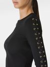 michael kors - Ribbed knit top with laces - 3