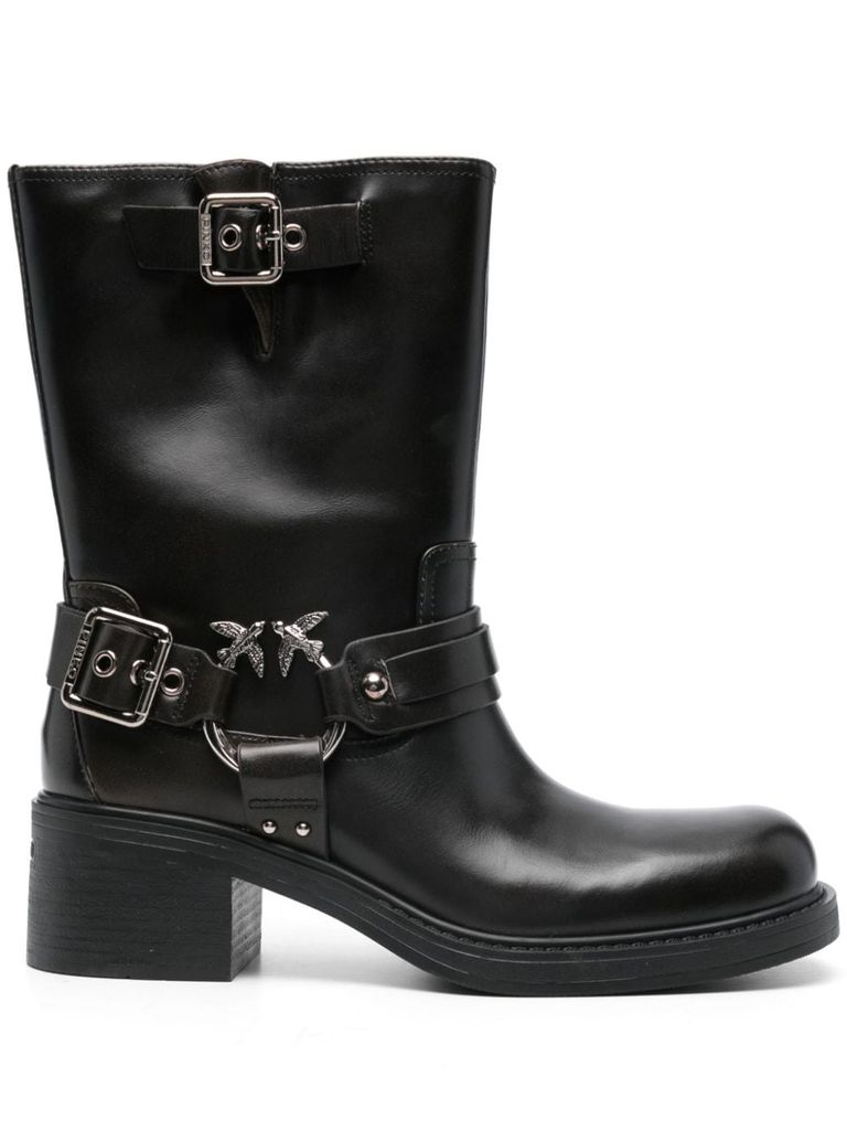 Shop Pinko Alys Boot In Black