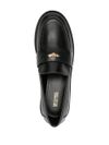 michael kors - Leather loafers with logo plaque - 1