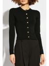 michael kors - Ribbed wool cardigan - 4