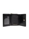 Black calf leather wallet