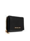 Black calf leather wallet