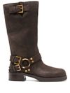 michael kors - Suede biker boots