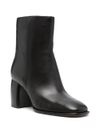 michael kors - Leather ankle boots with heel - 2