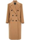 Certo long coat in cashmere and wool