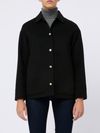 s max mara - Calla short coat in black wool - 2