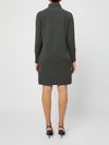 Ebridi short dress in wool and cashmere