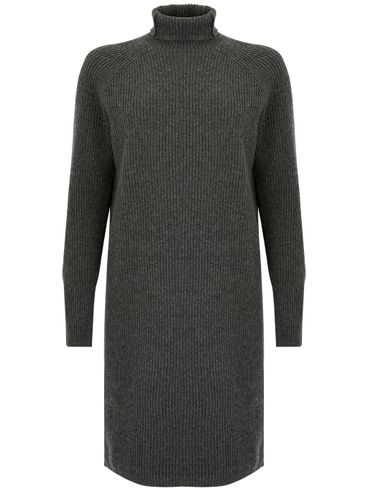 Ebridi short dress in wool and cashmere