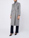 Corolla long coat in wool