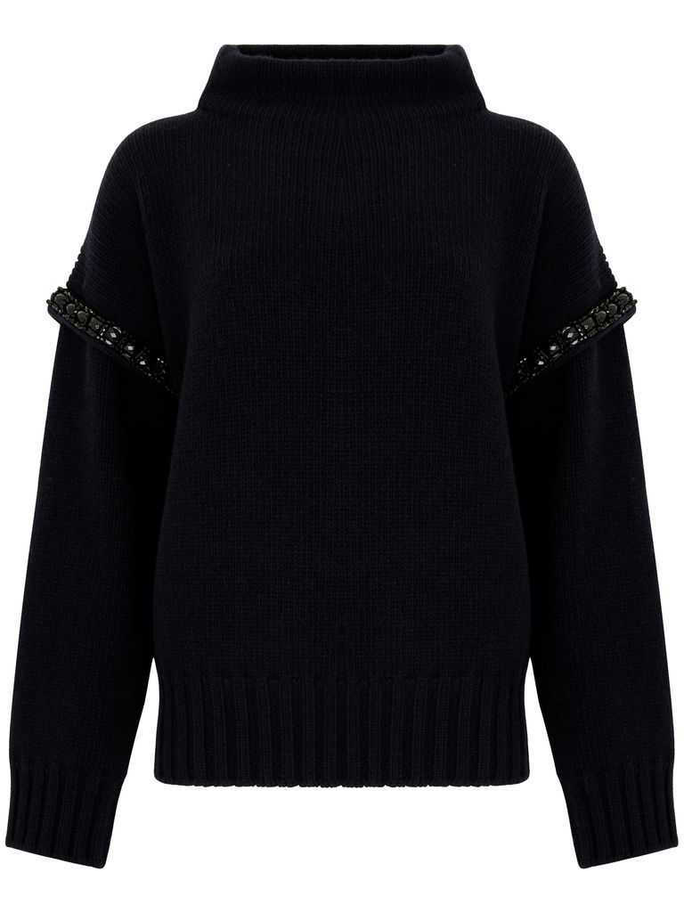 Shop Max Mara Gene Sweater In Wool In Blue