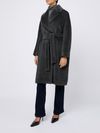 Nicole long coat with belt