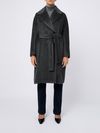 Nicole long coat with belt