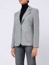 Single-breasted wool blazer