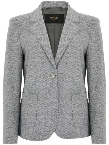 SEVENTY - Blazer in lana monopetto