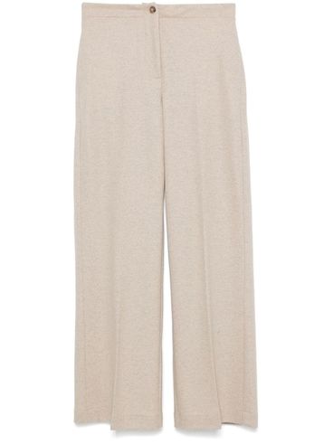 SEVENTY - Pantaloni larghi in lana grigio