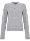 seventy - Cardigan in lana e cashmere girocollo