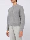 seventy - Cardigan in lana beige con zip - 1