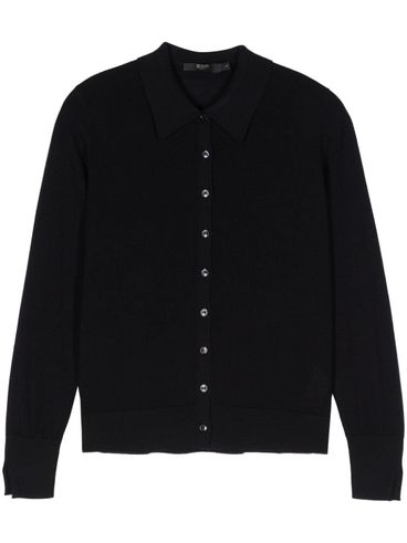 SEVENTY - Wool cardigan with polo collar