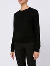 Crew neck wool sweater