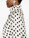 Long polka dot dress