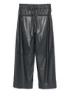 antonelli - Poggiolo pants in faux leather - 1