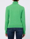 absolut cashmere - Green cashmere turtleneck sweater - 3