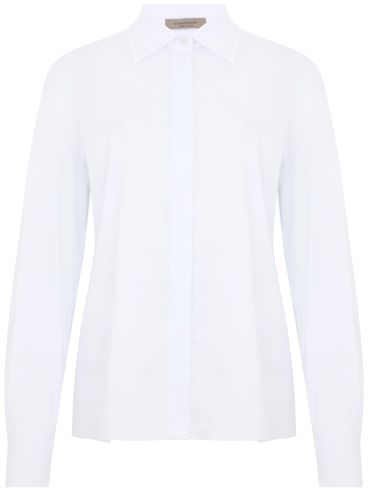 Fitted classic cotton shirt