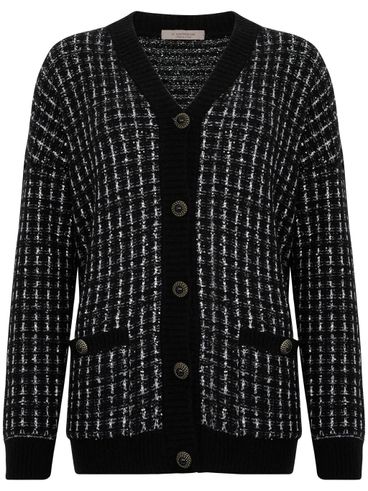 D EXTERIOR - Cardigan in lana con bottoni