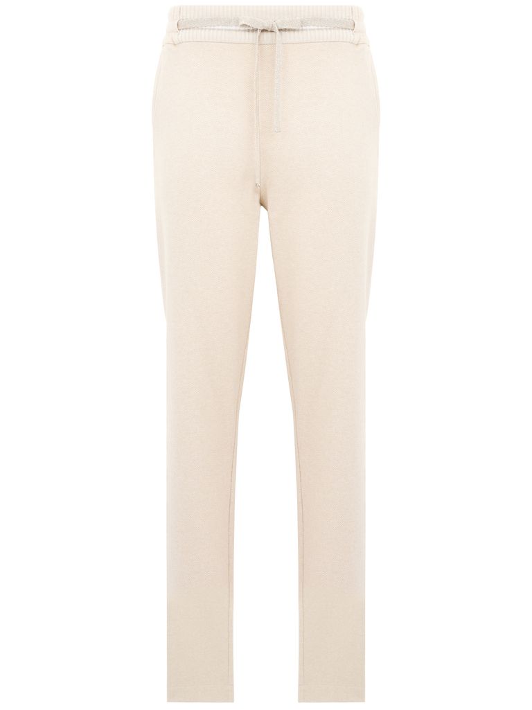 D EXTERIOR WOOL AND CASHMERE PANTS WITH A DRAWSTRING 