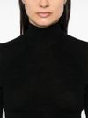 Wool turtleneck sweater