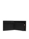 Calf leather wallet with logo