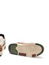 Sneakers Rolmun in pelle marrone e beige