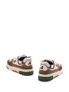 Sneakers Rolmun in pelle marrone e beige