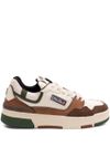 Sneakers Rolmun in pelle marrone e beige