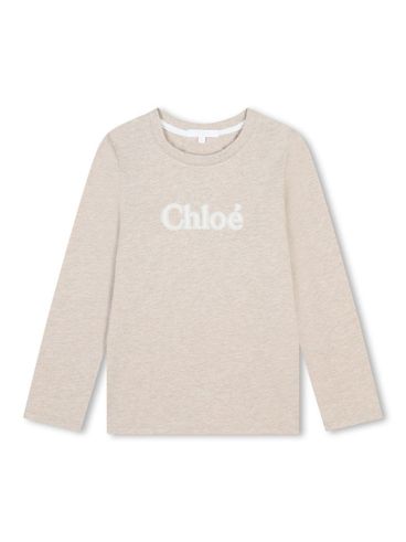 CHLOÉ - Organic cotton T-shirt with logo