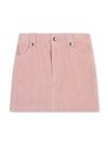 Corduroy mini skirt