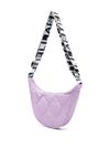 stella mccartney - Borsa a spalla in tessuto riciclato con logo - 2