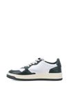 autry - Medalist sneakers in white and green leather - 2