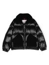 moncler - Short Aigues puffer jacket with knit inserts